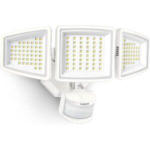 LED Security Lights, Outdoor Motion Sensor Light, Flood Lights with 3 Adjustable